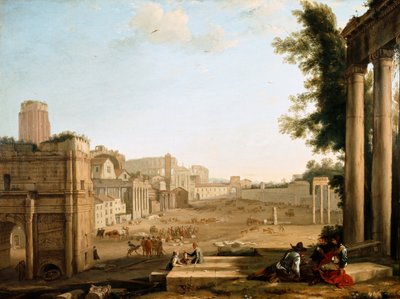 The Campo Vaccino, Rome by Claude Lorrain